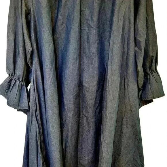 Step in Style Women's Dark Wash Cotton/Poly Denim Dress NEW - Picture 12 of 13